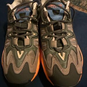 Adidas Adventure Sneakers - Olive and Orange